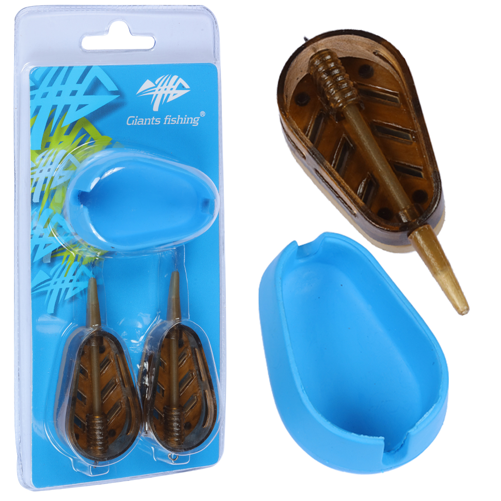Giants fishing Sada krmítek s formičkou 2+1 Method Feeder Twist